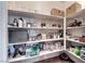 Spacious pantry features built-in shelving and plenty of storage space at 1319 Yosemite St, Boulder City, NV 89005