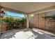 This covered patio offers an inviting space for outdoor relaxation and entertaining at 165 Calm Morning Ave, Henderson, NV 89002