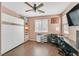 Versatile bedroom with built-in storage and desk space, perfect for a home office at 2104 Leatherbridge Ct, North Las Vegas, NV 89081
