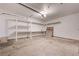 This garage features built-in shelving on the back wall at 2377 Los Feliz St, Las Vegas, NV 89156