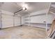 This garage is bright with built-in shelving at 2377 Los Feliz St, Las Vegas, NV 89156