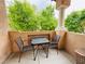 A quaint balcony with outdoor seating, providing a cozy retreat at 2925 Wigwam Pkwy # 724, Henderson, NV 89074