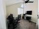 An office featuring a black computer desk and ergonomic chair at 2925 Wigwam Pkwy # 724, Henderson, NV 89074