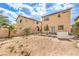 Expansive backyard featuring minimal landscaping, an outdoor seating area, and an expansive view at 3568 Gloucester Gate St, Las Vegas, NV 89122