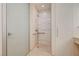 Bathroom featuring a shower with modern fixtures at 3726 S Las Vegas Blvd # 1003, Las Vegas, NV 89158