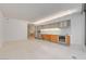 Modern kitchen with tile flooring, stainless steel appliances, and minimalist decor at 3726 S Las Vegas Blvd # 1003, Las Vegas, NV 89158