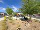 View of a community park with gravel and trees around the area at 3817 Grazing Gazelle Ave, North Las Vegas, NV 89084