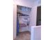 Organized linen closet featuring wire shelving and plentiful storage for linens and pillows at 6631 Frosted Harvest Ave, Las Vegas, NV 89108