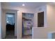 Organized linen closet featuring wire shelving and plentiful storage for linens and pillows at 6631 Frosted Harvest Ave, Las Vegas, NV 89108