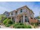 A well maintained two-story home with a manicured front yard and inviting curb appeal at 694 Last Dance Pl, Henderson, NV 89011