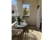 Private balcony with chairs and table is perfect for relaxing at 7900 Ryandale Cir # 201, Las Vegas, NV 89145