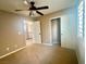 Bedroom features an open door and closet at 81 Sertata Ct, Henderson, NV 89074