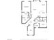 Detailed floor plan showcasing the layout of the home, including the placement of rooms and dimensions at 900 Royal Plum Ln, Las Vegas, NV 89144