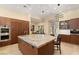 Gourmet kitchen with ample cabinetry, a large island, and modern stainless steel appliances at 1234 Campbell Dr, Las Vegas, NV 89102