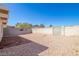 Spacious backyard with gravel and brick patio at 1900 Cameron St, Las Vegas, NV 89102