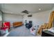 Finished basement with modern flooring, recessed lighting, and an egress window for added safety at 2171 Deadwood St, Pahrump, NV 89048
