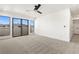 Spacious and bright bedroom with lots of light from sliding glass doors at 2838 Geary Pl # 4002, Las Vegas, NV 89109