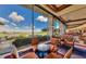 Cozy lounge area featuring comfortable seating and a stunning view through expansive windows at 2999 Gettysburg Ave, Henderson, NV 89052