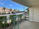 Balcony view overlooking parking area with desert landscaping at 3550 Bay Sands Dr # 1005, Laughlin, NV 89029