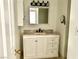 Bathroom vanity with granite countertop and modern fixtures at 3550 Bay Sands Dr # 1005, Laughlin, NV 89029