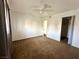Bedroom with neutral walls, ceiling fan, and closet at 3550 Bay Sands Dr # 1005, Laughlin, NV 89029