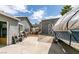 View of the backyard featuring a shed and boat parking at 386 Summer Creek Ct, Henderson, NV 89002