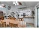 Dining space with open flow to the kitchen featuring a large table at 386 Summer Creek Ct, Henderson, NV 89002
