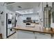 White kitchen featuring stainless steel appliances and butcher block countertops at 386 Summer Creek Ct, Henderson, NV 89002