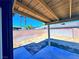 This backyard features a covered patio and block wall providing privacy at 4016 Calle Paula, Las Vegas, NV 89103