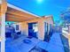 Private backyard with patio and easy access to the home's interior at 4016 Calle Paula, Las Vegas, NV 89103