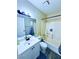 Standard bathroom with vanity sink, toilet and shower with bath tub at 4016 Calle Paula, Las Vegas, NV 89103
