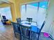 The dining area boasts natural light with views of the neighborhood at 4016 Calle Paula, Las Vegas, NV 89103