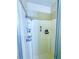 Classic shower features white surround and updated fixtures at 4016 Calle Paula, Las Vegas, NV 89103