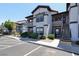 Exterior angle of building showcasing well maintained landscaping and architectural details at 45 Maleena Mesa St # 1424, Henderson, NV 89074