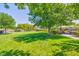 Community park featuring mature trees, lush green grass, and a covered picnic pavilion at 45 Maleena Mesa St # 1424, Henderson, NV 89074