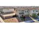 Beautiful home with a large backyard, black gate, and desert landscaping at 4630 Adonis Blue St, North Las Vegas, NV 89031