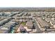 Aerial view of neighborhood showcasing community layout and proximity to city at 4630 Adonis Blue St, North Las Vegas, NV 89031
