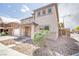 Charming two-story home with a well-maintained front yard and neutral stucco exterior at 5345 Tustin Hills St, North Las Vegas, NV 89081