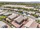 Aerial view of a community with mature landscaping and well-maintained homes at 5500 E Volterra Dr, Pahrump, NV 89061