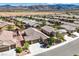 A landscape view of the neighborhood showcasing the surrounding mountains and expansive desert landscape at 5500 E Volterra Dr, Pahrump, NV 89061