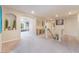 Bright and airy hallway featuring a view of the upstairs rooms at 6047 Ancient Peaks Ave, Las Vegas, NV 89141