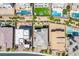A captivating aerial view showcases pools and meticulously landscaped yards at 6433 Farness St, Las Vegas, NV 89135