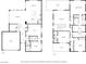 Detailed floor plan showcasing a two-story layout with multiple bedrooms and living areas at 6433 Farness St, Las Vegas, NV 89135