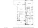 Second floor plan boasts of the primary bedroom, bedrooms, laundry room, balconies, and sitting area at 6433 Farness St, Las Vegas, NV 89135