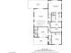Second floor plan boasts of the primary bedroom, bedrooms, laundry room, balconies, and sitting area at 6433 Farness St, Las Vegas, NV 89135