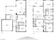 An open-concept first floor plan featuring a living room, dining area, kitchen, garage, and bedroom at 6433 Farness St, Las Vegas, NV 89135