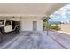 Carport with painted beams, views of the neighborhood at 6711 W Charleston Blvd # 4, Las Vegas, NV 89146