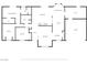Detailed floor plan showcasing the layout of the home, including bedrooms, bathrooms, and living areas at 7350 W Rome Blvd, Las Vegas, NV 89131