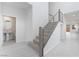 Bright entryway with tile flooring and a staircase leading to the upper level at 789 Black Palace St, Henderson, NV 89011