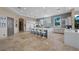 Modern kitchen with a large island, ample counter space, and stainless steel appliances at 9301 Verlaine Ct, Las Vegas, NV 89145